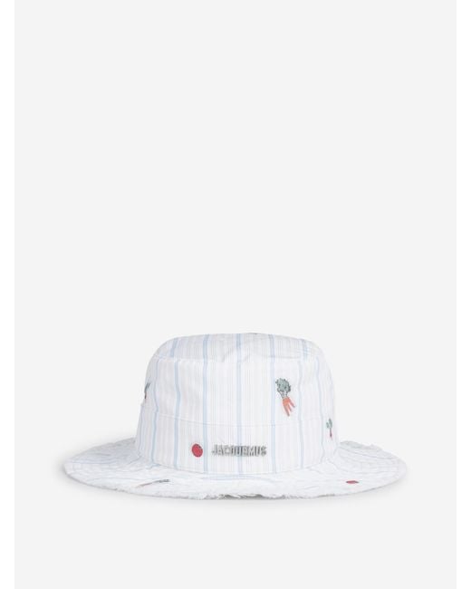 Jacquemus White Le Bob Artichout Hat for men