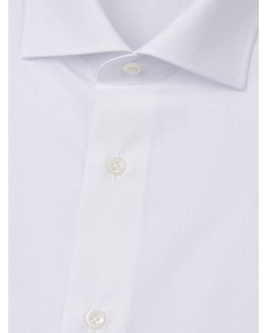 Santa Eulalia White Camisa Formal Classic Fit for men