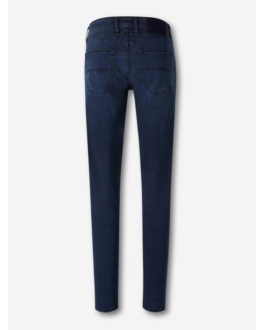 Tramarossa Blue Straight Cotton Jeans for men