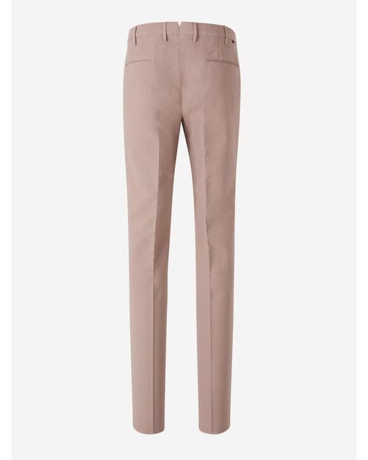 Incotex Natural Stretch Cotton Chino Pants for men