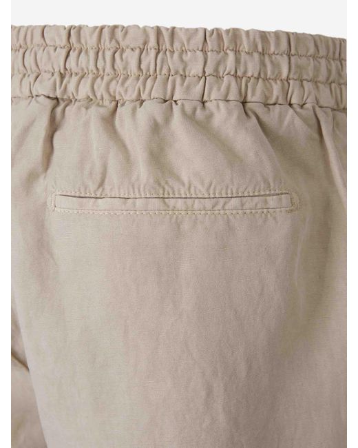 Santa Eulalia Natural Straight Bermuda Shorts for men