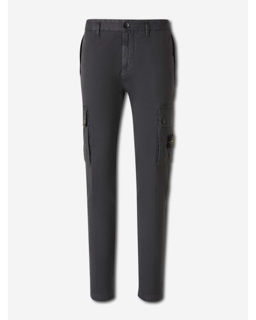 Pantalones Etiqueta Compass Stone Island de hombre de color Gray
