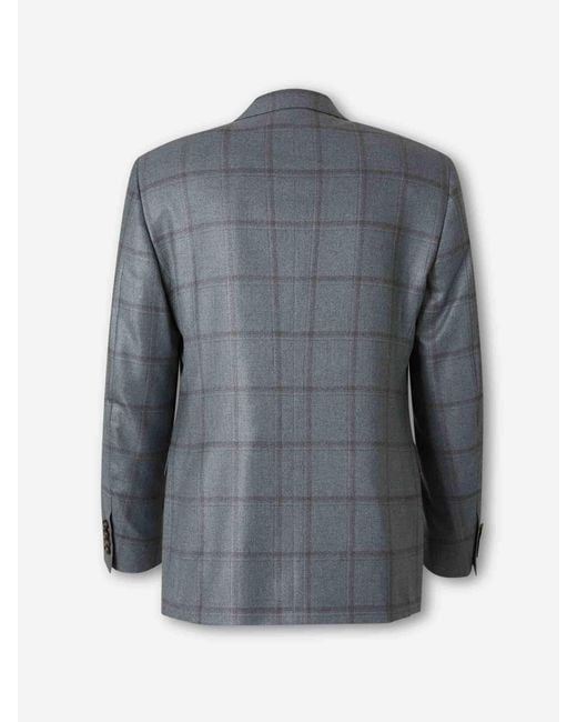 Canali Gray Blazer Straight for men