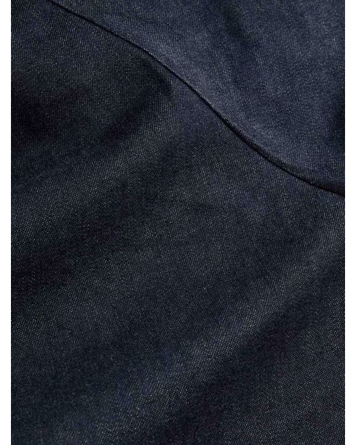 Zimmermann Blue Valiat Draped Dress