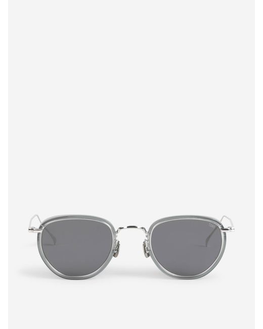Occhiali Da Sole Ovali di Eyevan 7285 in Gray da Uomo