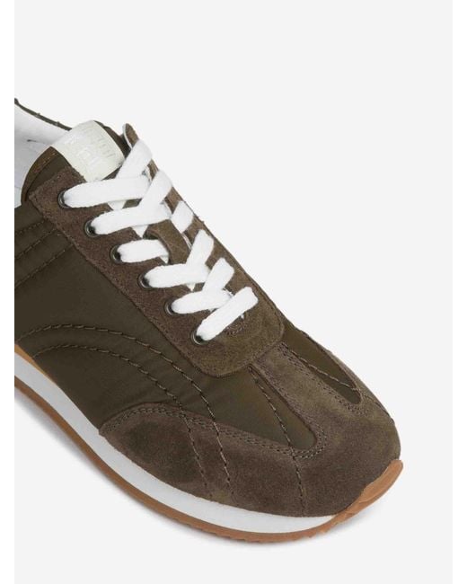 Totême Green Monogram Sneakers