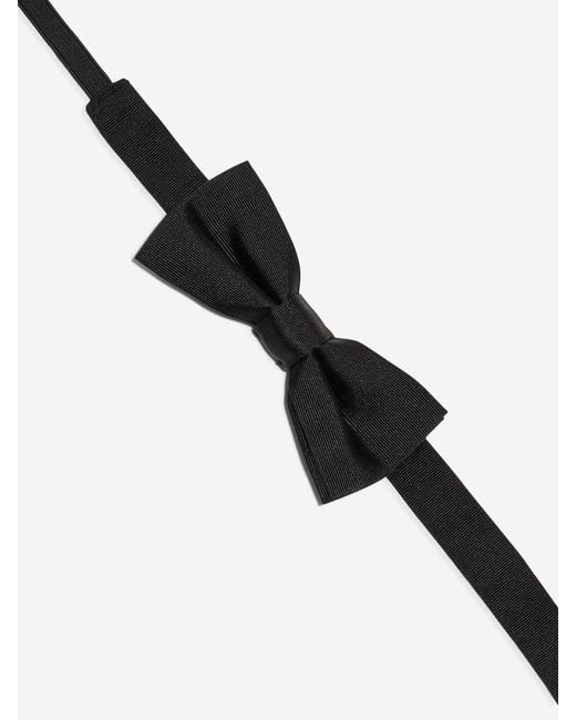 Papillon Di Seta di DSquared² in Black da Uomo