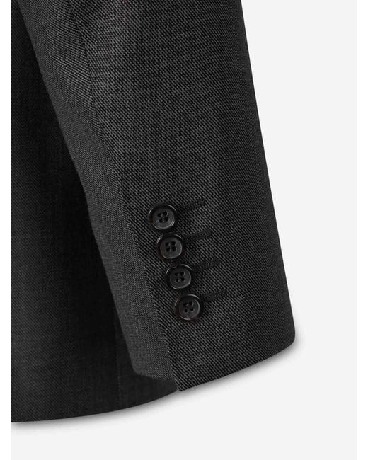 Abito Dritto di Canali in Black da Uomo