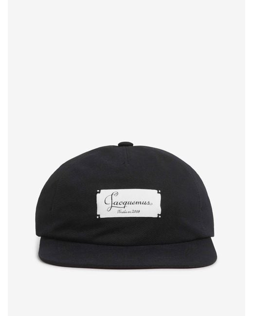 Jacquemus Kappenpatch-Logo in Black für Herren