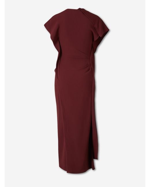 Victoria Beckham Red Victoria Midi Dress