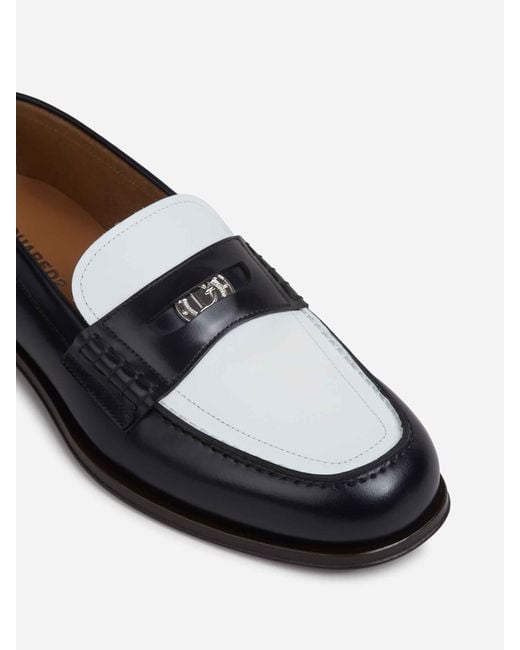 DSquared² White Neoclassic Loafers for men