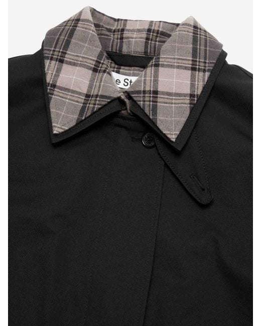 Acne Black Double Layer Casual Jacket