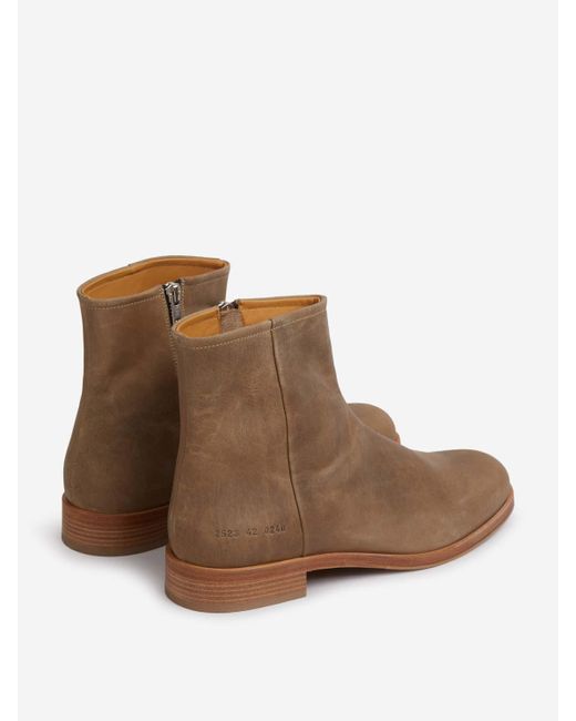 Bottes Zipper Common Projects pour homme en coloris Brown