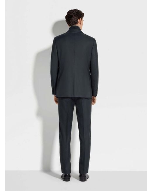 Zegna Anzug Aus Wolle in Blue für Herren