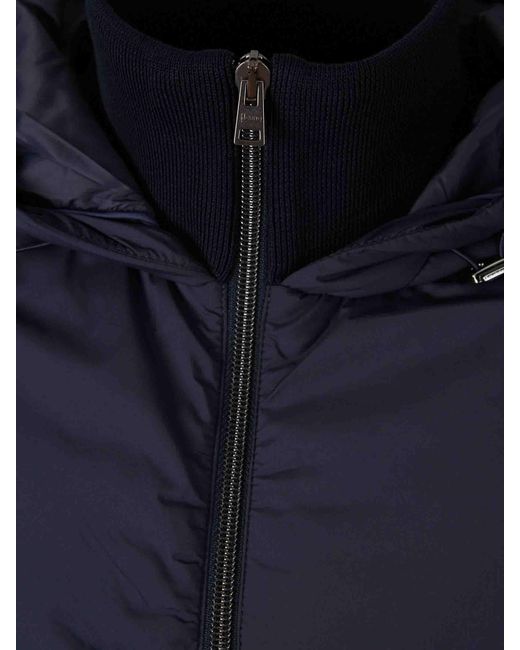 Herno Blue Casual Lightweight Jacket for men