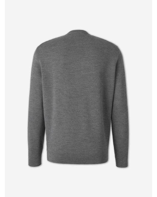 Pull À Col Rond Zanone pour homme en coloris Gray