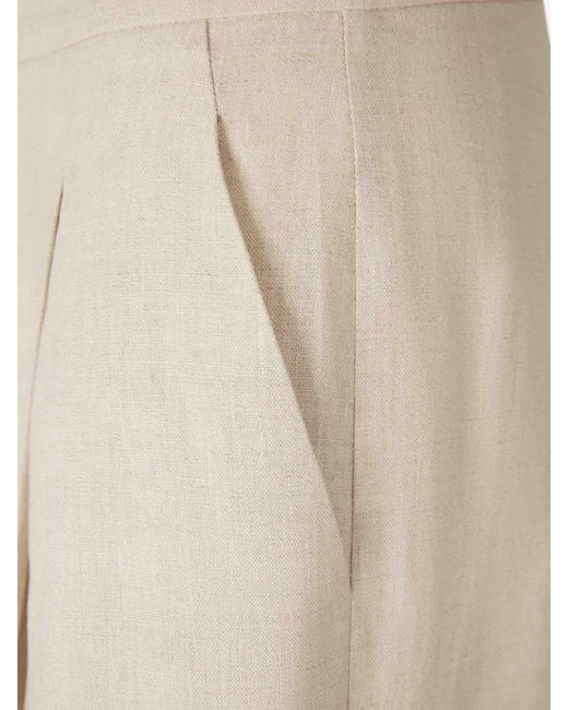 ANDRES OTALORA Natural Flared Pants Desperte