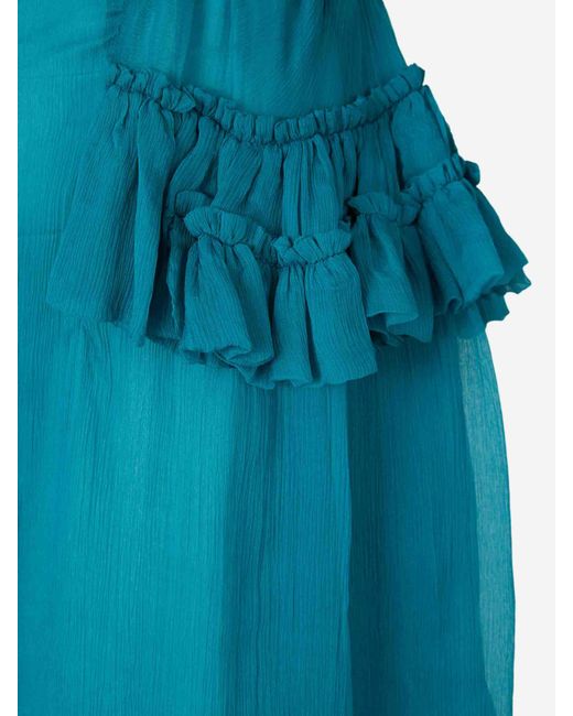 Dries Van Noten Blue Pacuna Bermuda Shorts