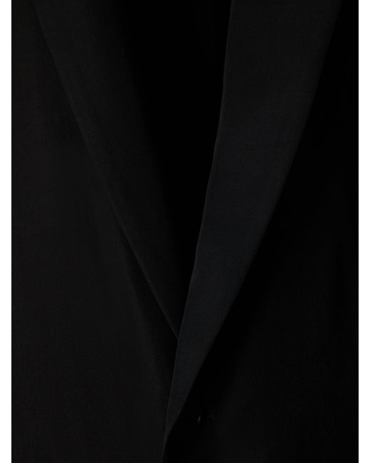 Balenciaga Black Flowy Blazer Logo