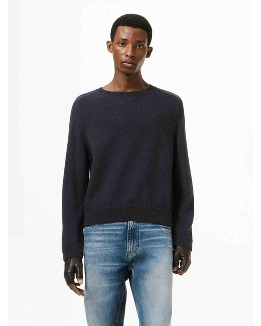 Our Legacy Blue Alpaca Wool Sweater for men
