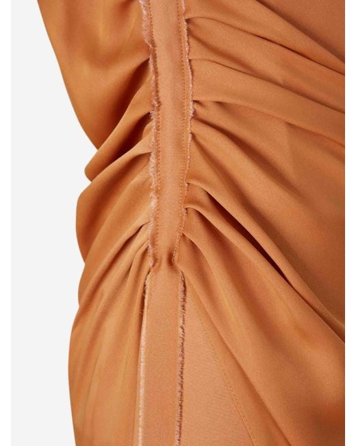 Marmar Halim Multicolor Draped Maxi Dress