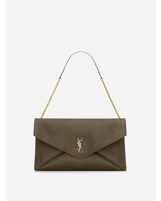 Saint Laurent Green Cassandre Leder Tasche