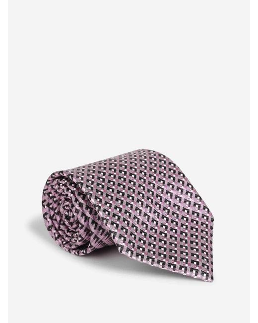 Corbata Texturizada Tom Ford de hombre de color White