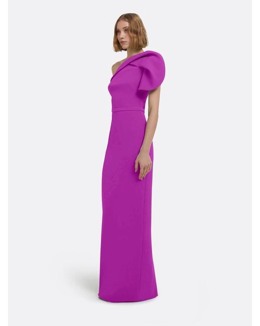 Safiyaa Purple Millie Maxi Dress
