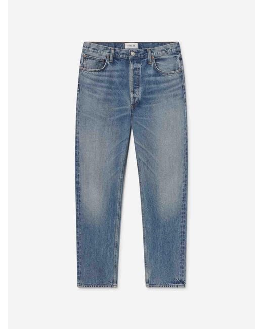 Agolde Blue Wide Leg Jeans 90's Style for men