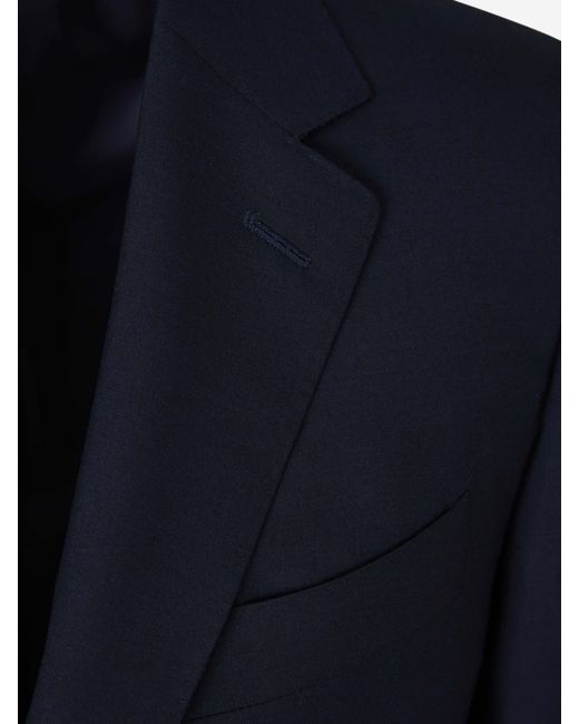 Canali Blue Wool Suit for men