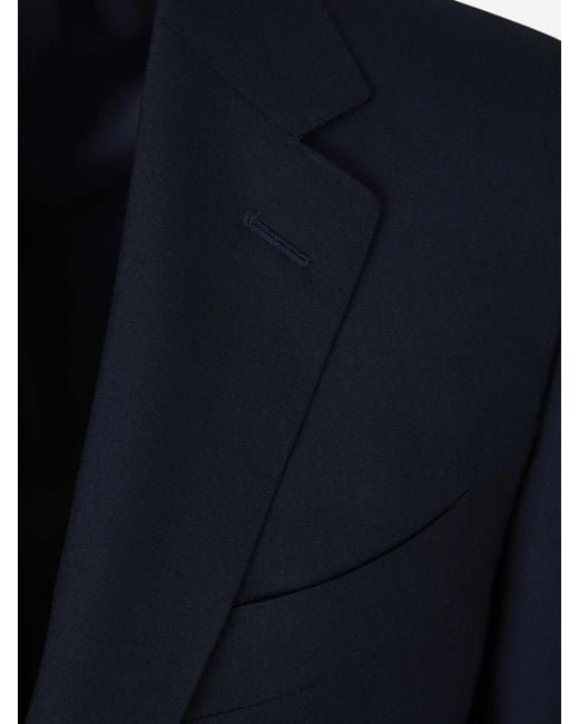 Canali Blue Wool Suit for men
