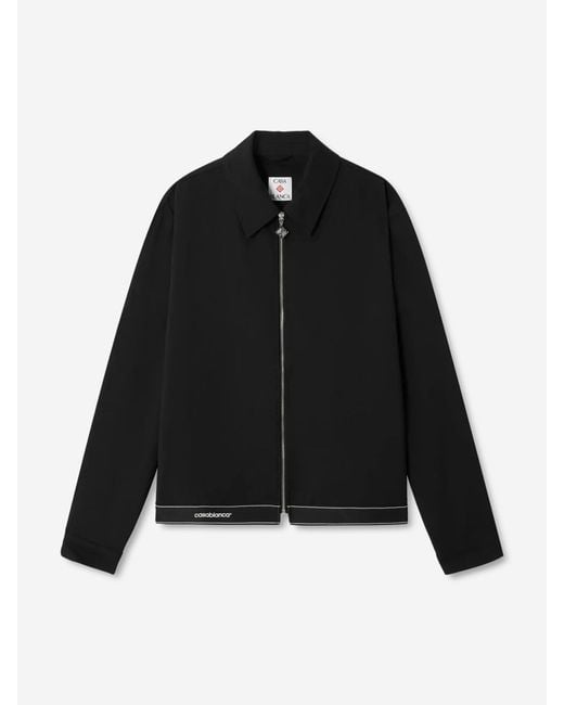 Casablanca Black Tailored Sports Jacket for men