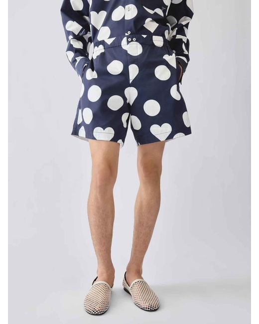 Jacquemus Blue Bermuda Caleçon for men