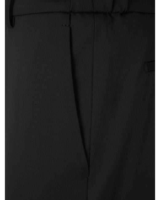 Berwich Black Morello Elax Trousers for men