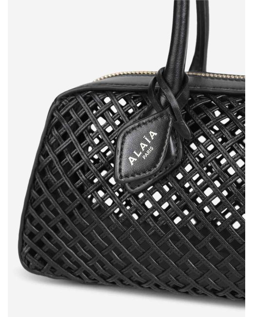 Alaïa White Medium Dachshund Bag