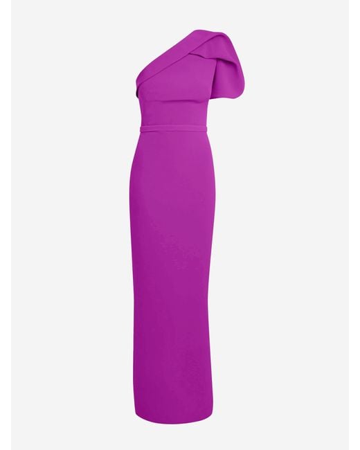 Safiyaa Purple Millie Maxi Dress