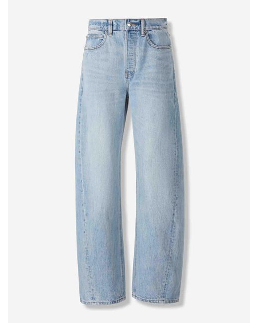 Jeans Anchos Vintage Alexander Wang de color Blue