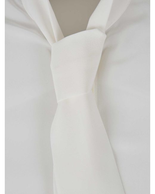 McQueen White Shirt With Tie