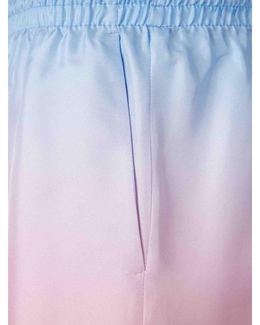 Casablanca Pink Volcano Gradient Bermuda Shorts for men