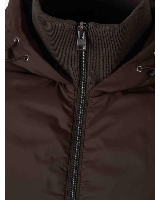 Herno Brown Casual Lightweight Jacket for men