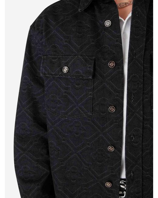 Casablanca Black All-Over Monogram Shirt for men