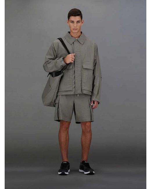 Chaqueta Camisera Tech Laminar de hombre de color Gray