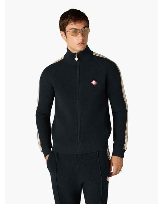 Casablanca Blue Culture Café Knit Jacket for men