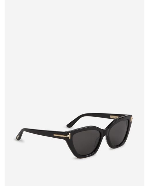 Tom Ford Gray Cut-Eye Sunglasses