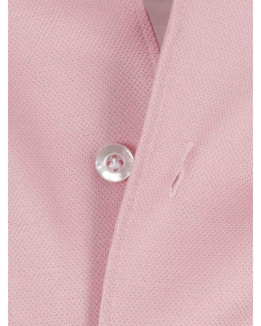 Fray Pink Long Sleeve Shirt for men