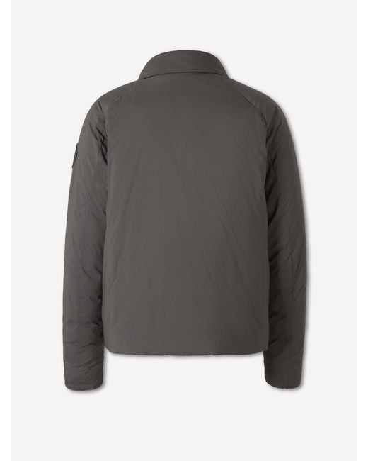 Canada Goose Gray Short Feather Puffer Lodge for men