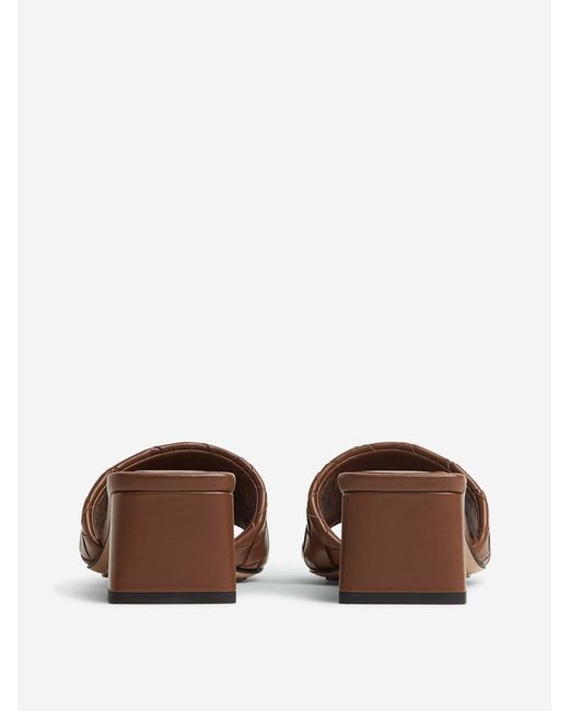 Bottega Veneta Brown Parco Mules