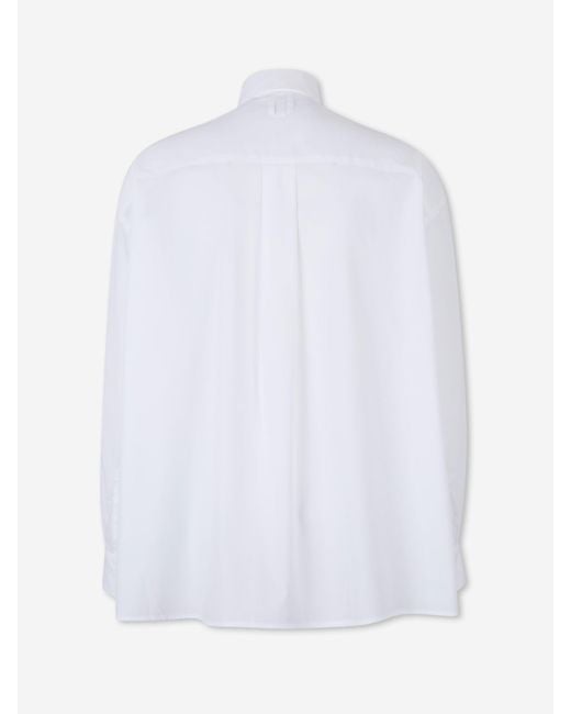 Jacquemus White Poisson Cotton Shirt for men
