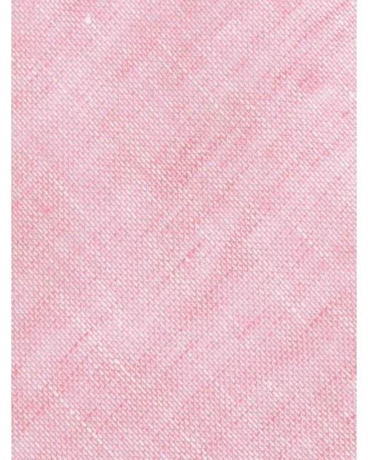 Santa Eulalia Pink Mottled Motif Tie for men