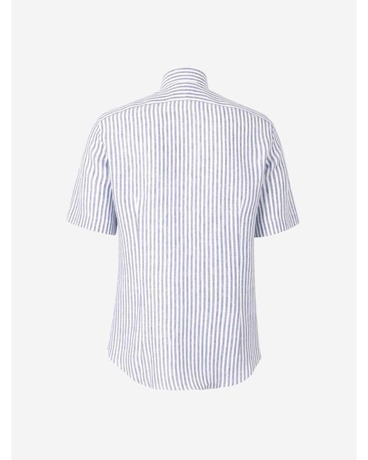 Camisa Motivo Rayas Santa Eulalia de hombre de color White